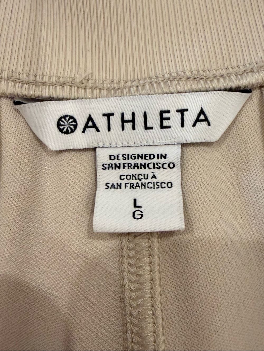 Athleta Venice High Rise Wide Leg Pant White Large - Picture 5 of 13